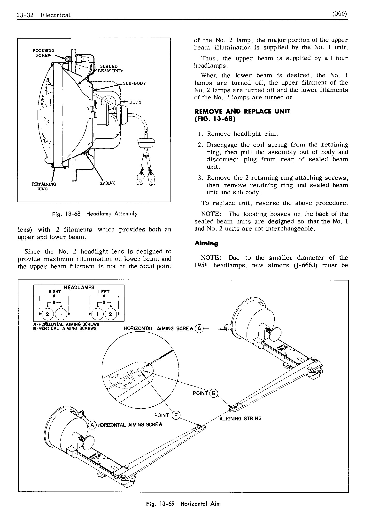 1958 Oldsmobile Shop Manual Electrical Page 32 of 44